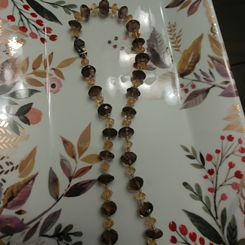 Vintage Semi-Precious 18 Inch Stone Necklace,
